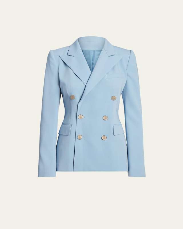 Camden Wool Gabardine Double-Breasted Jacket